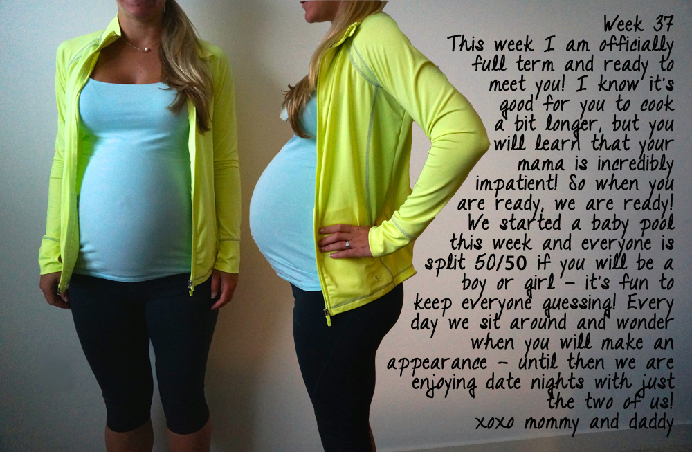 First Pregnancy Week 37 Officially Full Term Caffeinated Chaos